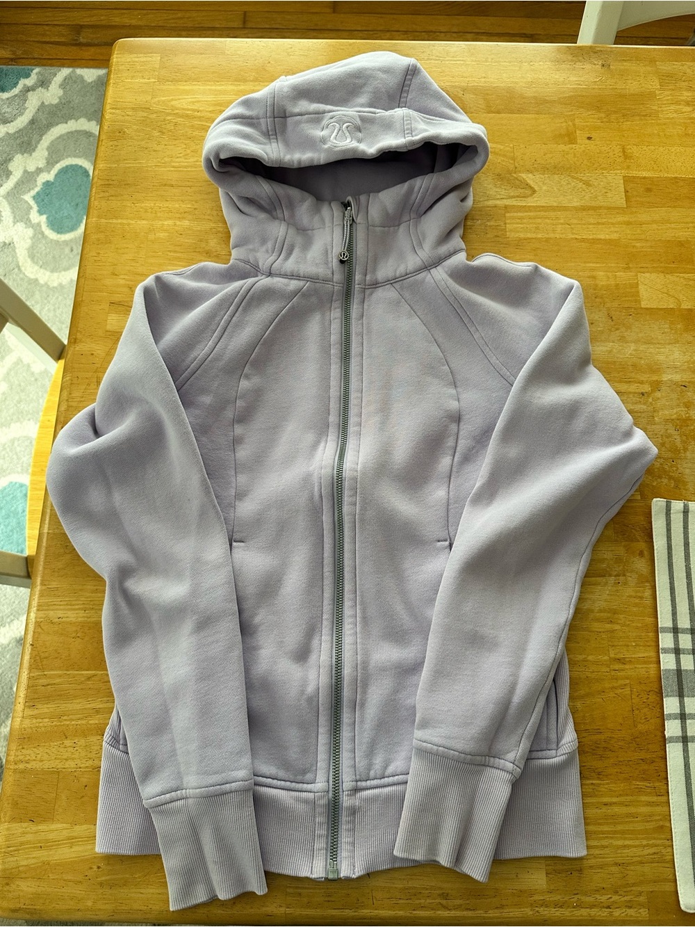 Lululemon full-zip scuba hoodie size 4
